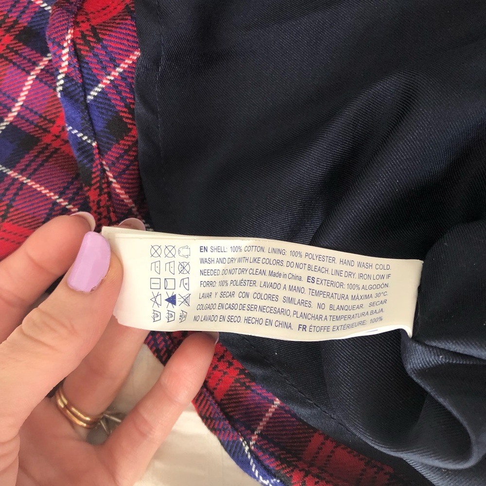 Plaid Fit n Flare Mini Dress - Picture 4 of 6